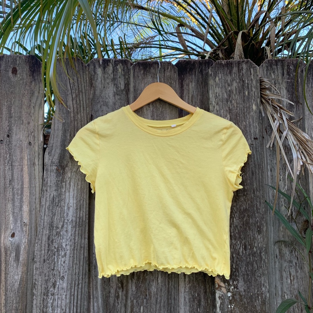 Urban outfitters yellow tee
